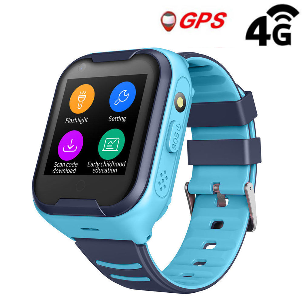 Regnjakke guiden dybtgående Kids Waterproof GPS Smart Watch, Laxcido 4G Children Video Phone Call