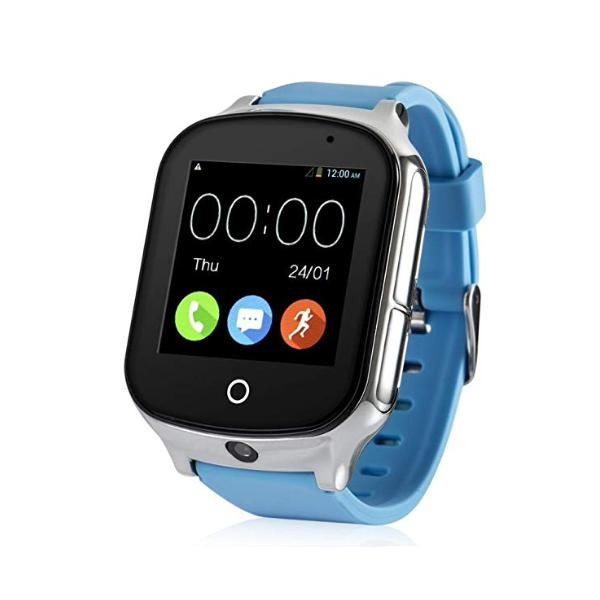 WIFI Phone Call Real-time Tracking SOS Geo-fence Touch Screen Camera Step Counter SOS Alarm Anti-lost GPS Watch For Kids Elderly