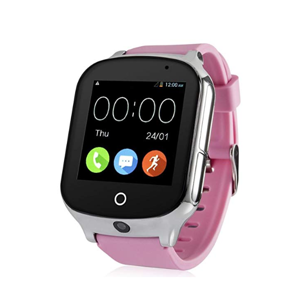 WIFI Phone Call Real-time Tracking SOS Geo-fence Touch Screen Camera Step Counter SOS Alarm Anti-lost GPS Watch For Kids Elderly