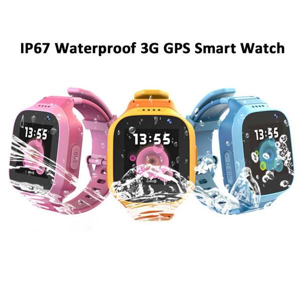(70% off) Waterproof GPS Watch for Kids SOS Real-time Anti-Lost GPS Tracker Camera Geo-Fence Step Counter Text Voice Message Remote Monitor Kids GPS Smart Watch